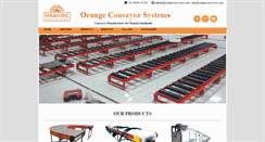 Desktop Screenshot of orangeconveyors.com